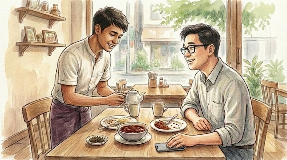 我在泰國講錯話的故事｜餐廳裡碰到的緬甸小哥